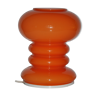 Orange glass table lamp, 1970