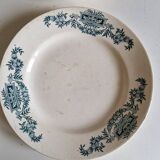 Set of 6 deep plates in Terre de fer, Lutece Longchamp model