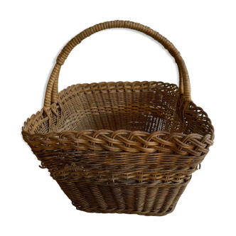 Old wicker basket