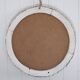 Round wicker mirror, 20th century