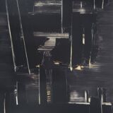 Pierre SOULAGES: Painting August 27, 1958 - Original signed poster