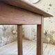 Walnut farmhouse table 2.10m from the 50s
