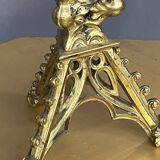 Pair of neo-Gothic candlesticks.