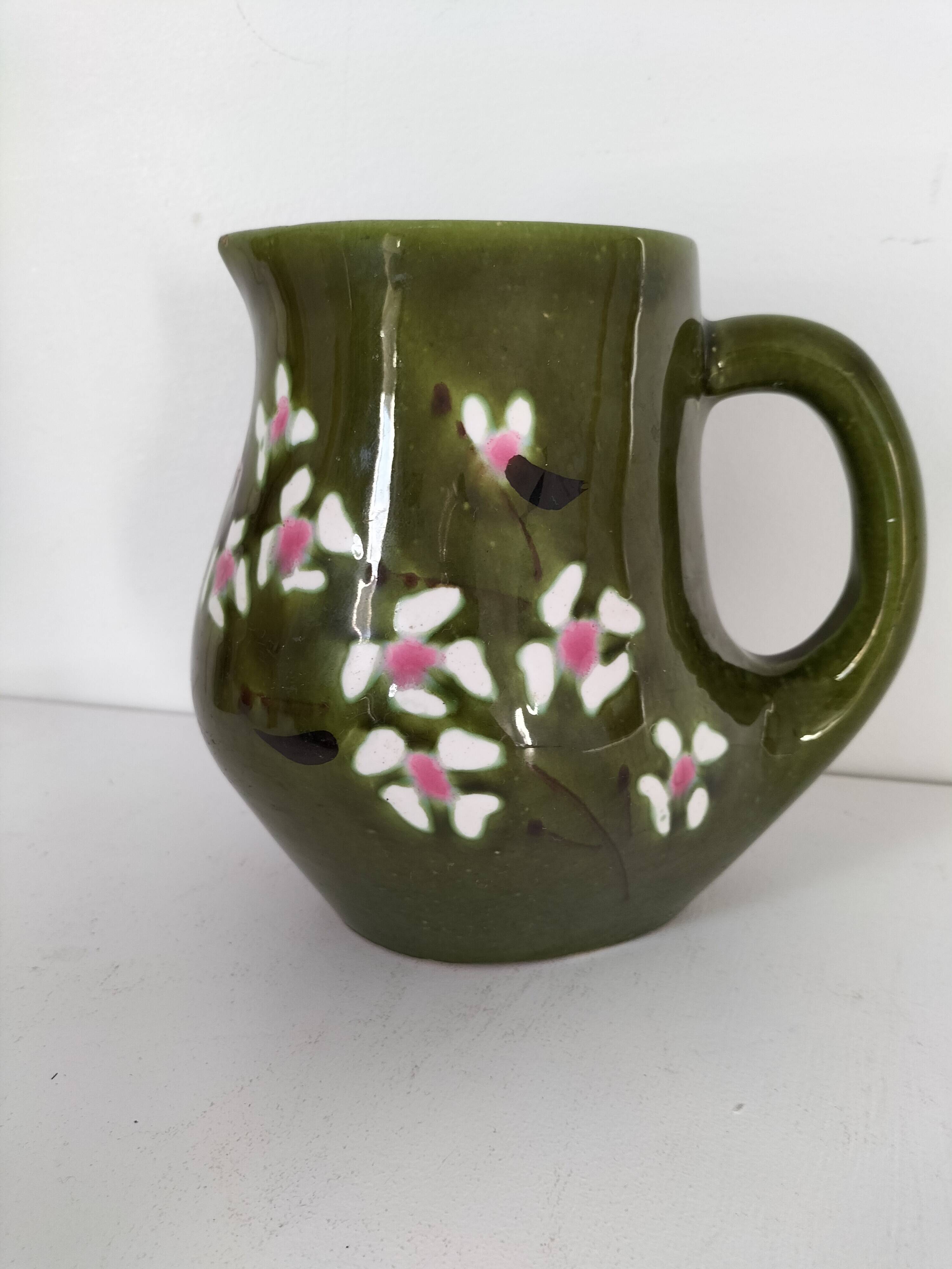 Vintage Poet Laval pitcher Bresse model