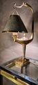 Empire style bronze lamp on base with eagle paw 38x23