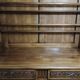 Antique Vendée dresser in solid elm by artisan Chaillou Hermouet.