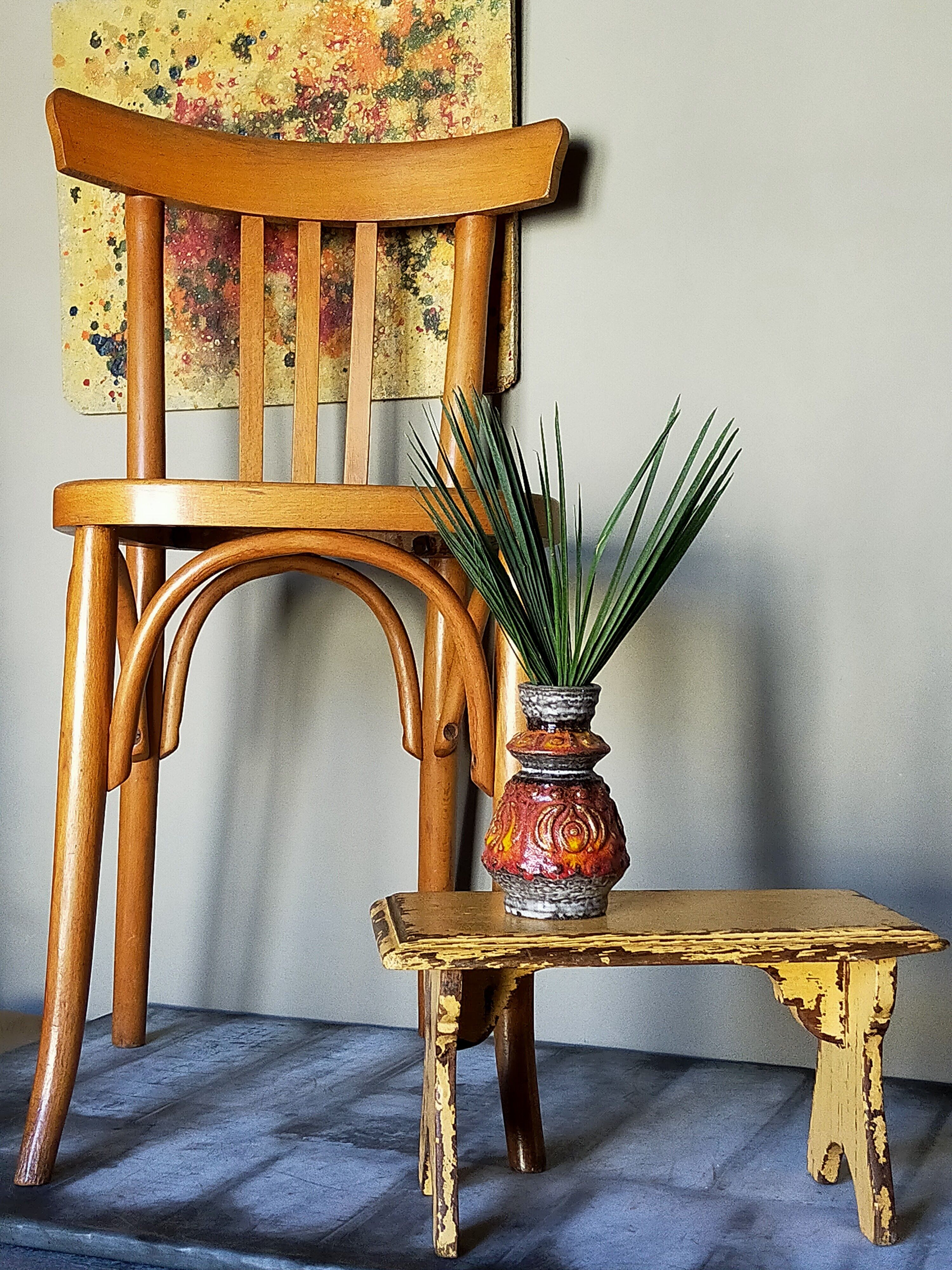 19th-century foot restings with old patina