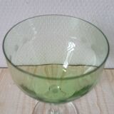 4 glasses of ouraline crystal wine