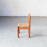 Rustic dining chairs, Italy, 1960's