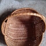 Large vintage wicker basket