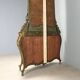 Ancient baroque console with a wooden mirror, Italy, late 19th century.