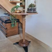 Vintage pedestal table or side table