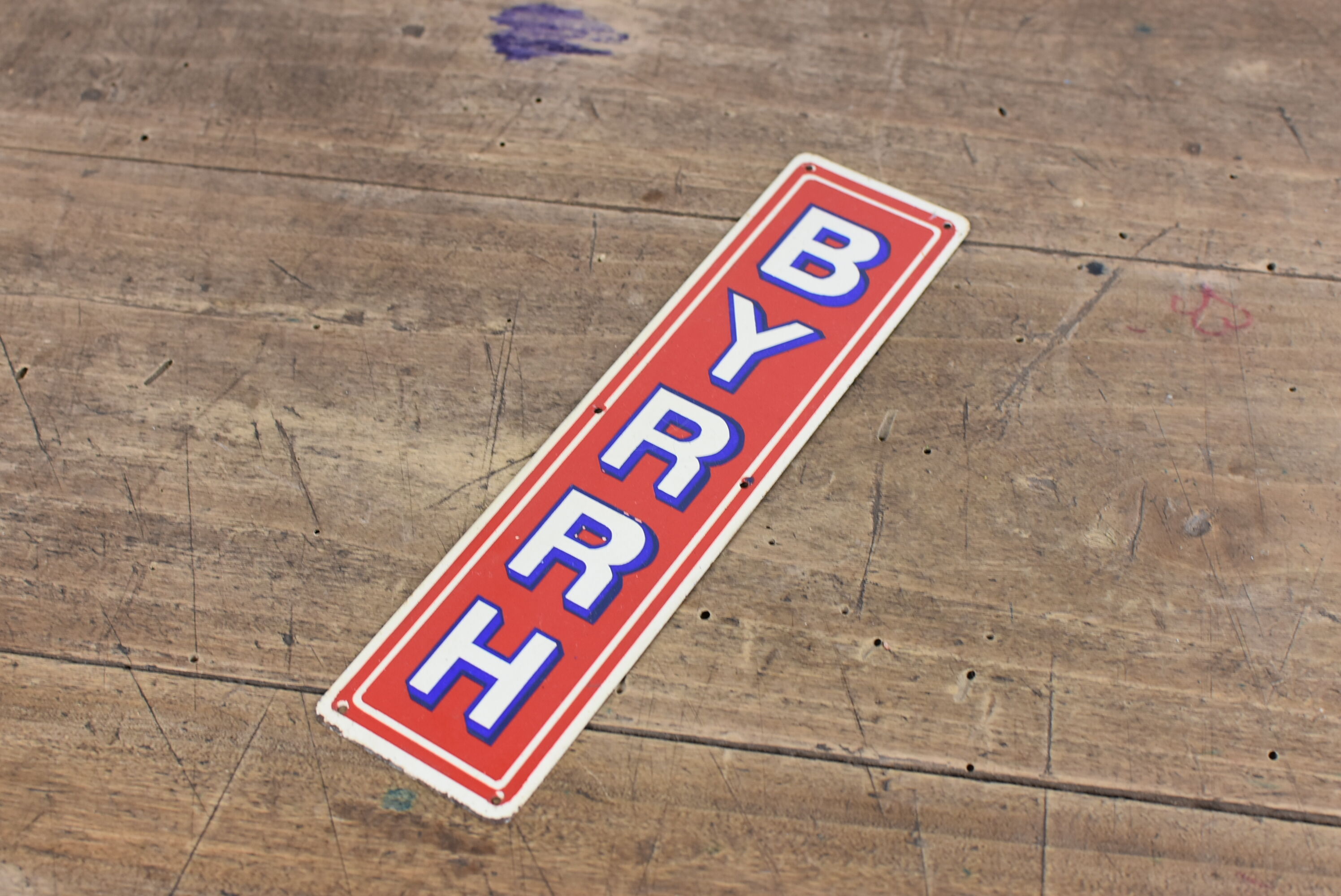 BYRRH cleanliness plate