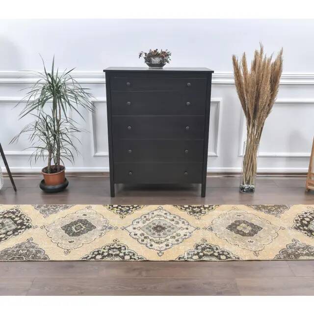 Tapis kilim oushak turc vintage en laine