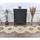 Tapis kilim oushak turc vintage en laine