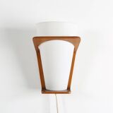 Applique NX 41 de Louis Kalff pour Philips en contreplaqué de teck courbé, 1959