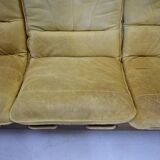 1970s Three Seater leather Sofa , Brazil