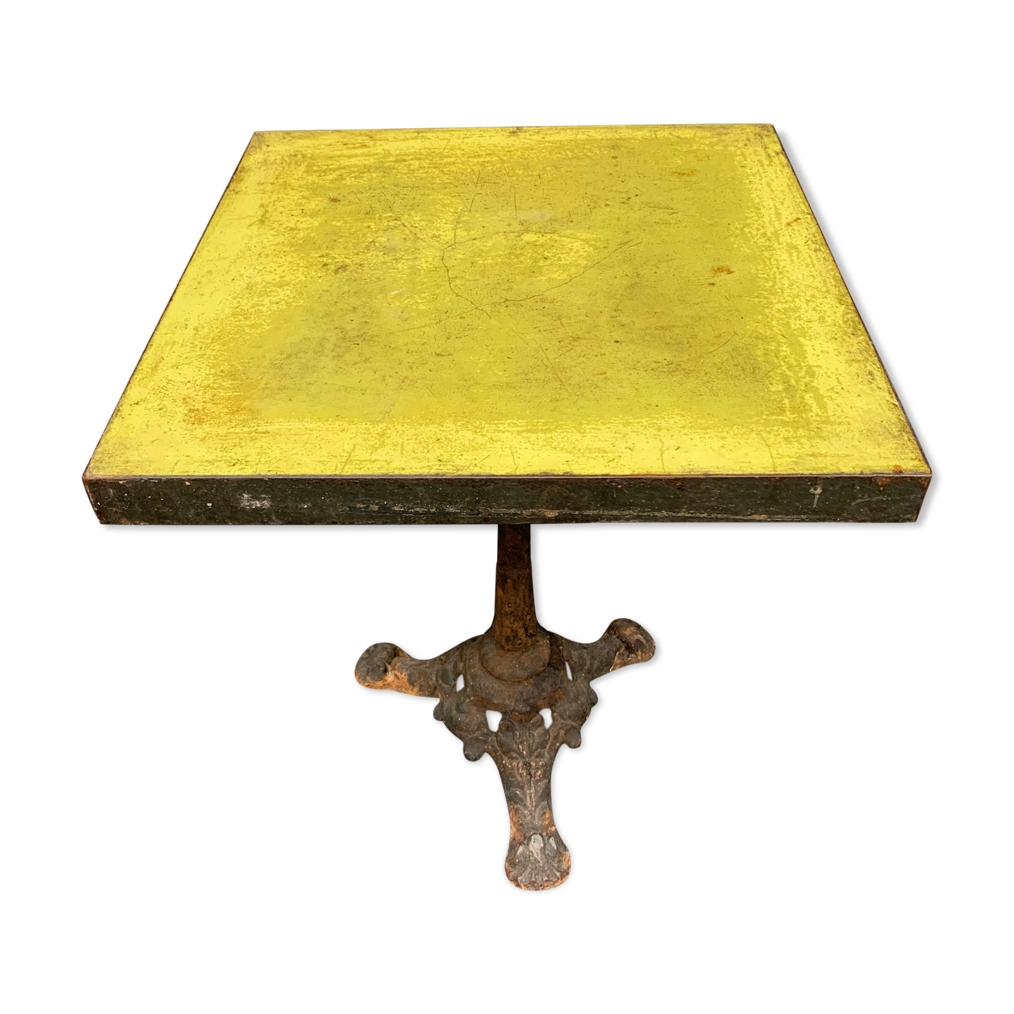 Square bistro table period 1950