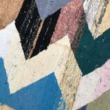 Moroccan Berber carpet Kilim Boucherouite 2, 03x1, 02m