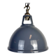 Vintage Industrial Grey Painted Pendant Lamp