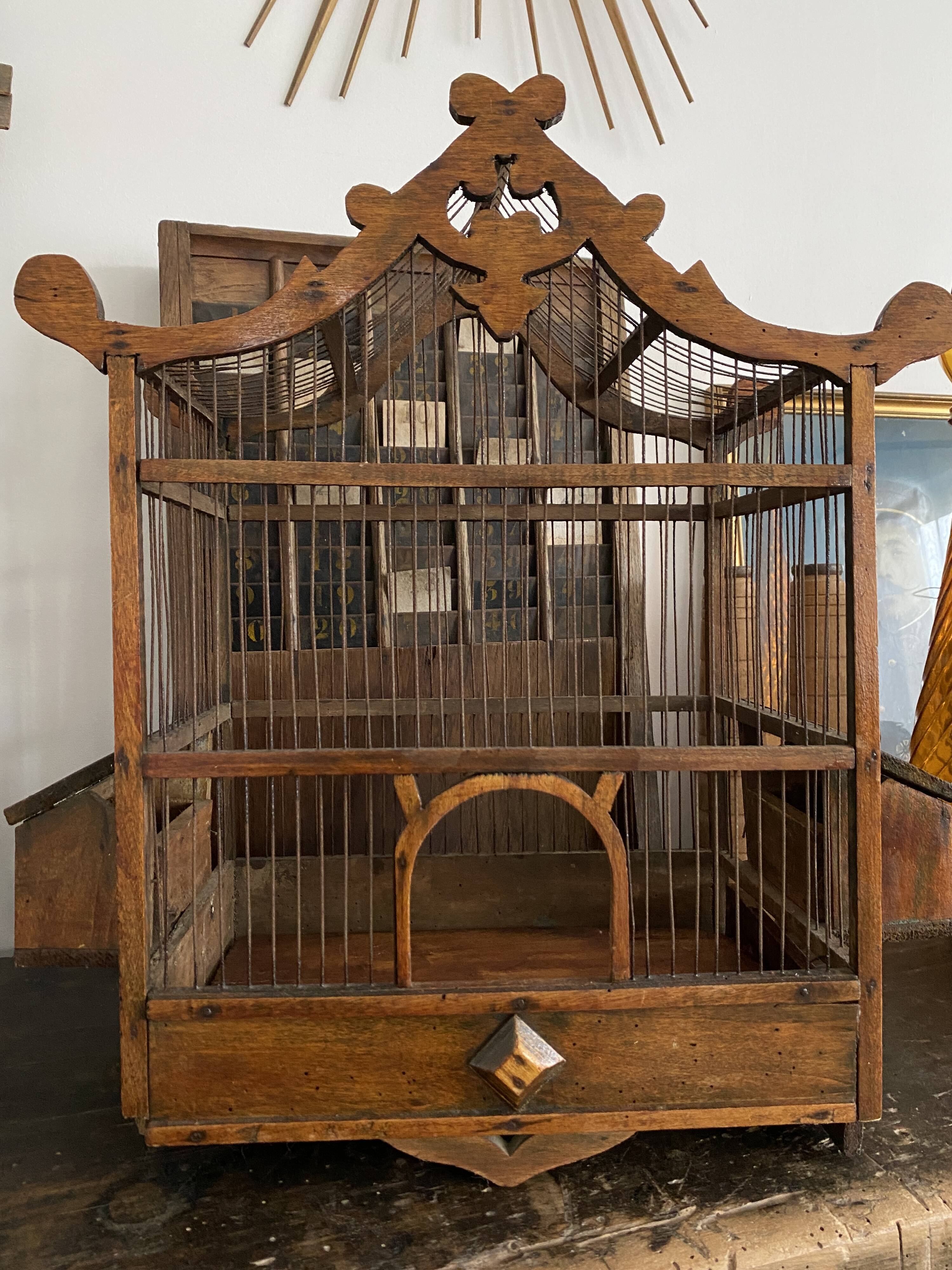 Old bird cage