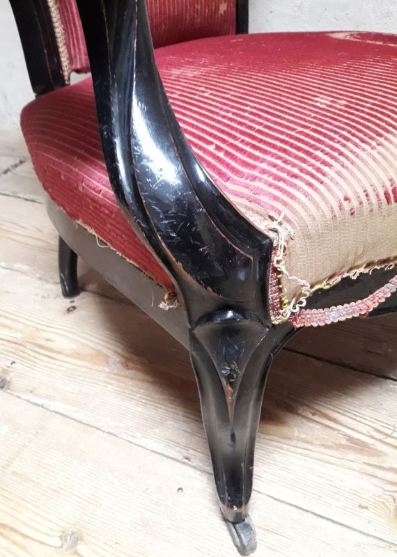 Voltaire armchair with rack and pinion XIX°