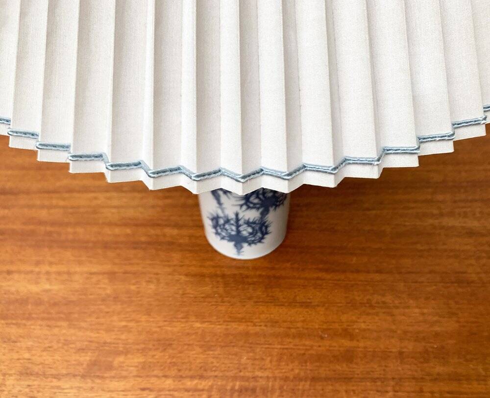 Danish royal table lamp from the mid-century by Kai Lange for Fog & Morup and Royal Copenhagen, 1960s.