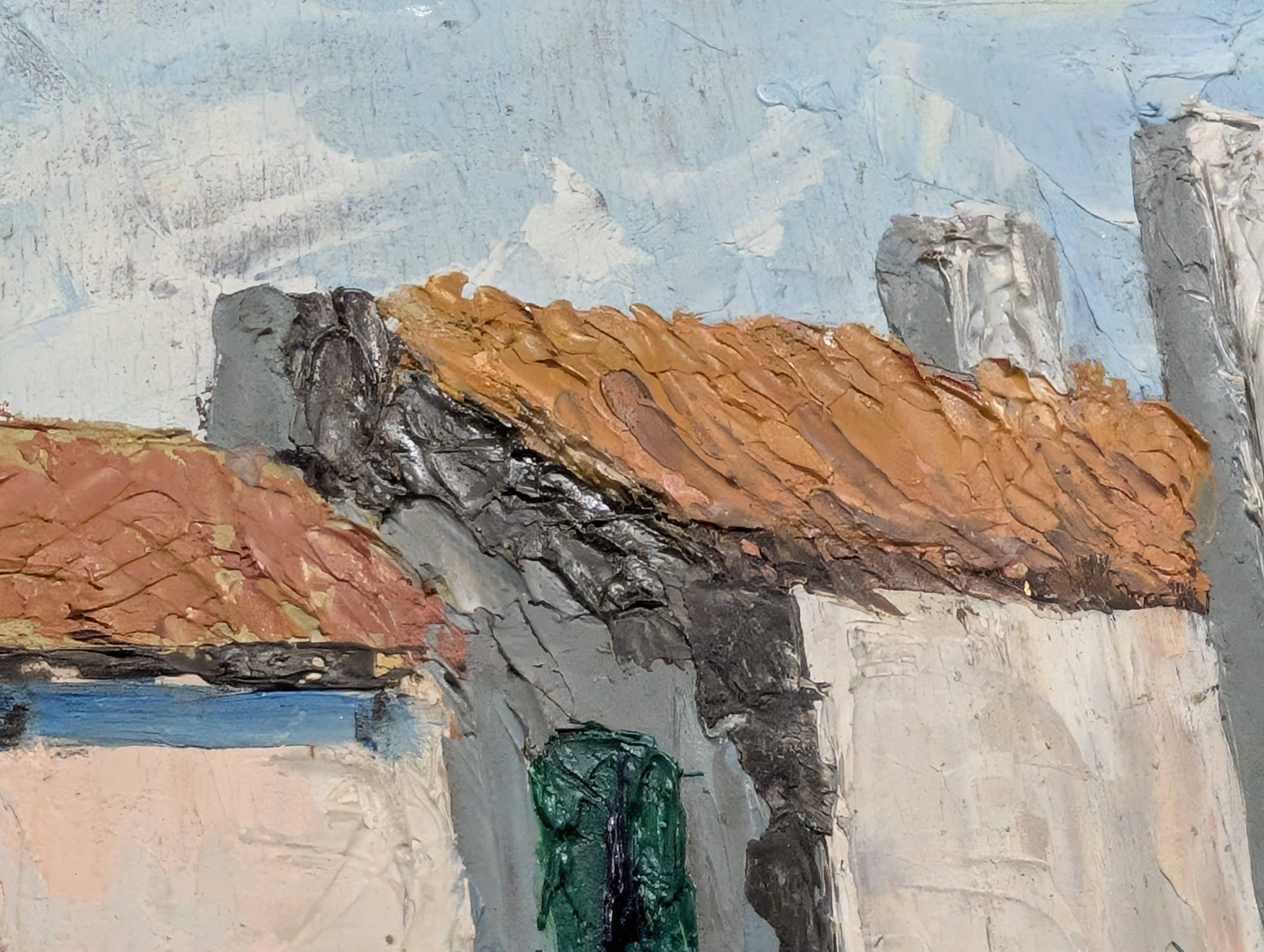 Old oil painting 1971