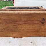 Industrial wood storage cabinet