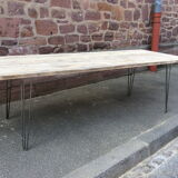 Industrial dining table atelier hairpin legacies