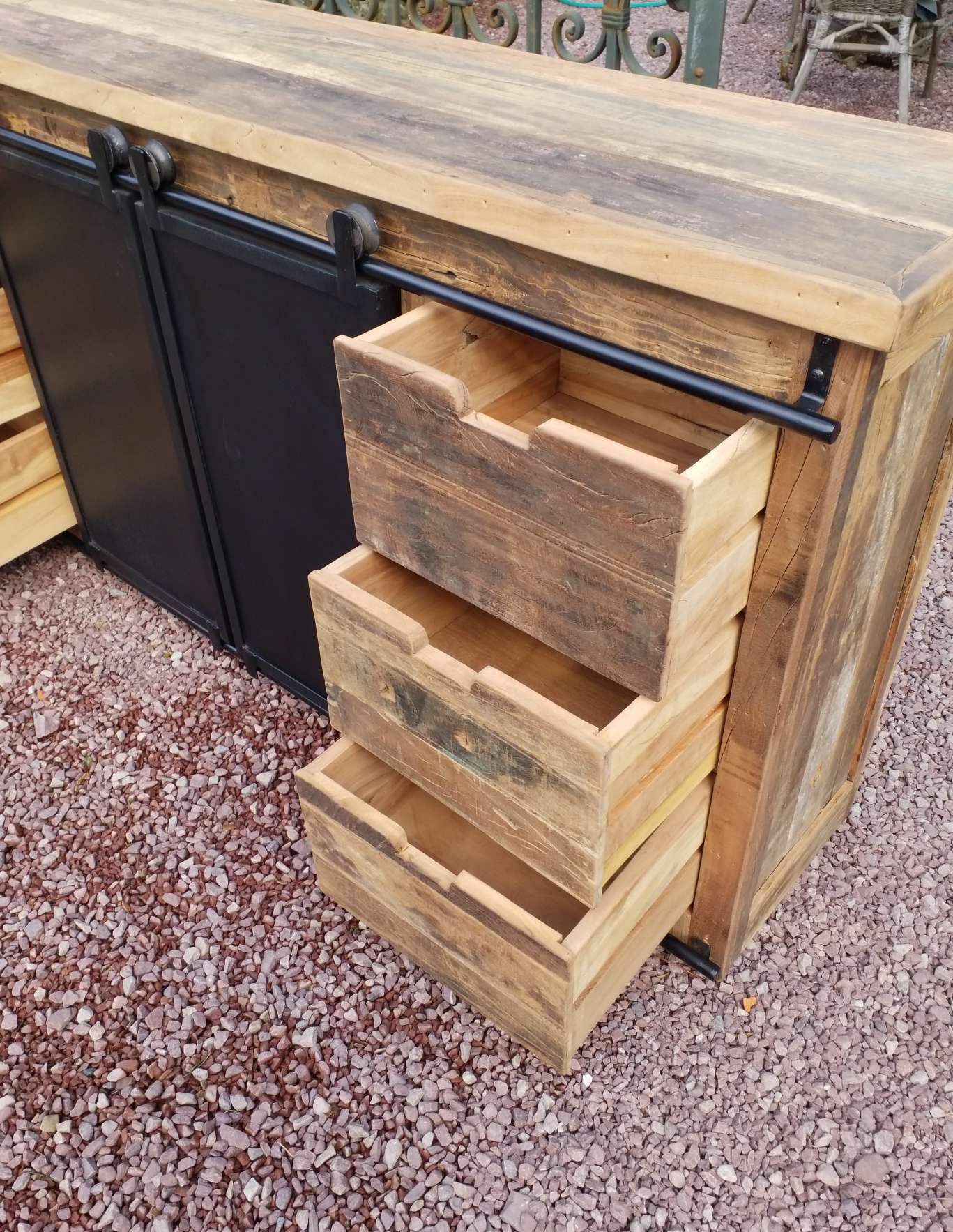 Industrial sideboard