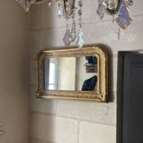 Old golden mirror