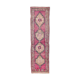 Tapis pastel rose & bleu vintage 315x85cm