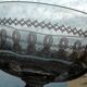 8 Antique Engraved Crystal Champagne Glasses 250517