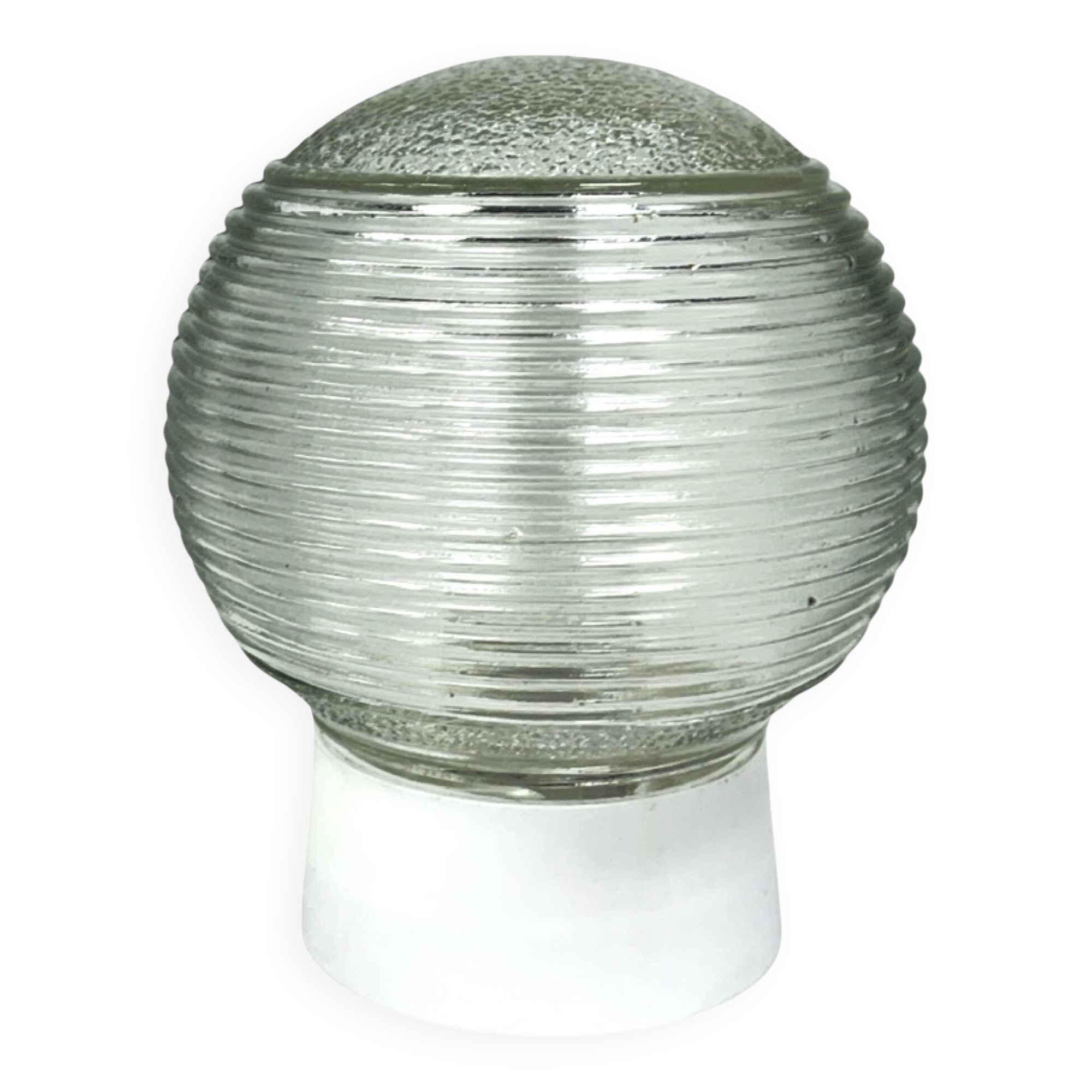Vintage wall sconce | shade Glassworks Białystok 1974 | new installation |