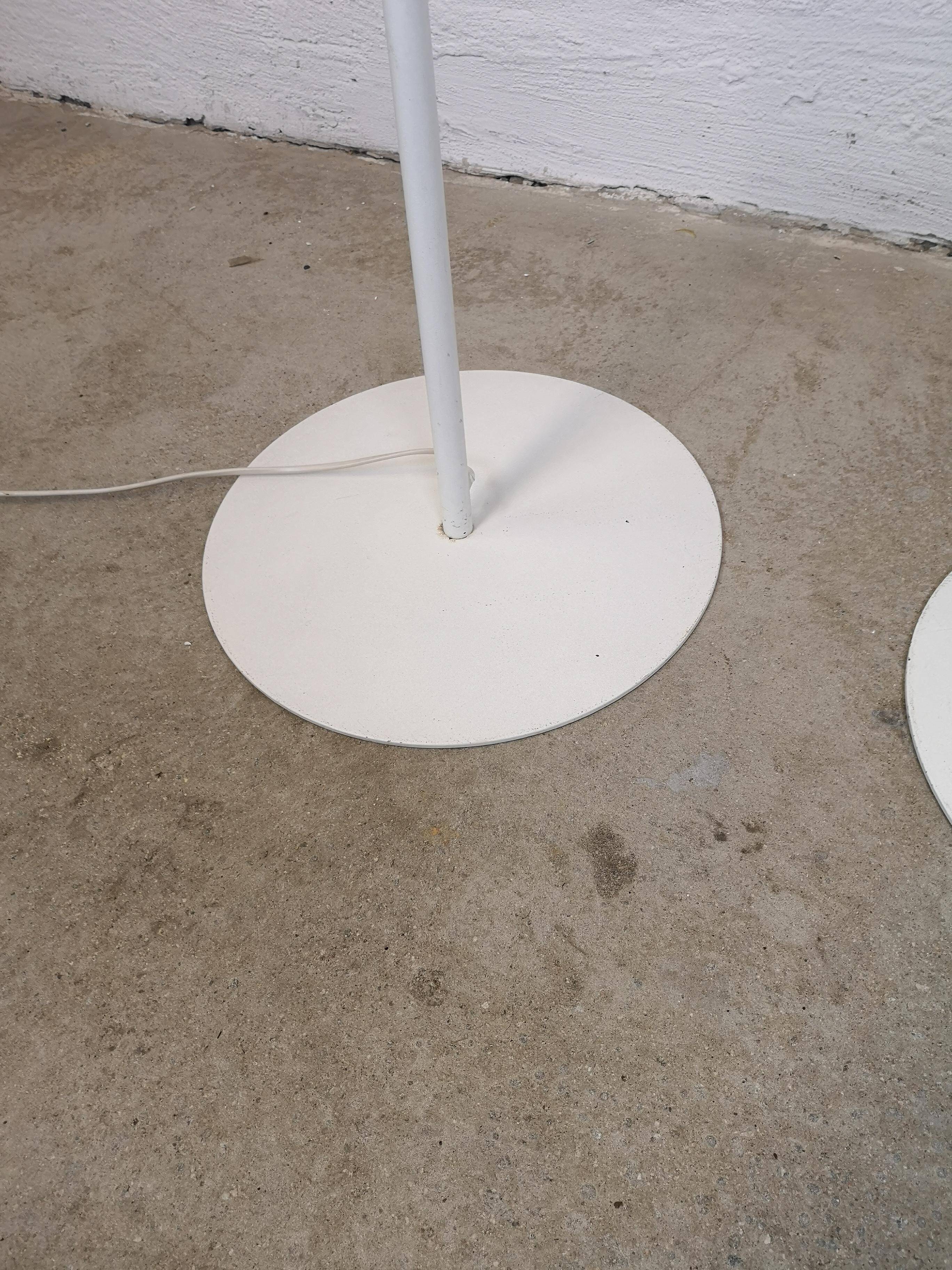 Pair of mid-century modern Luxus floor lamps, Sweden, 1970s.