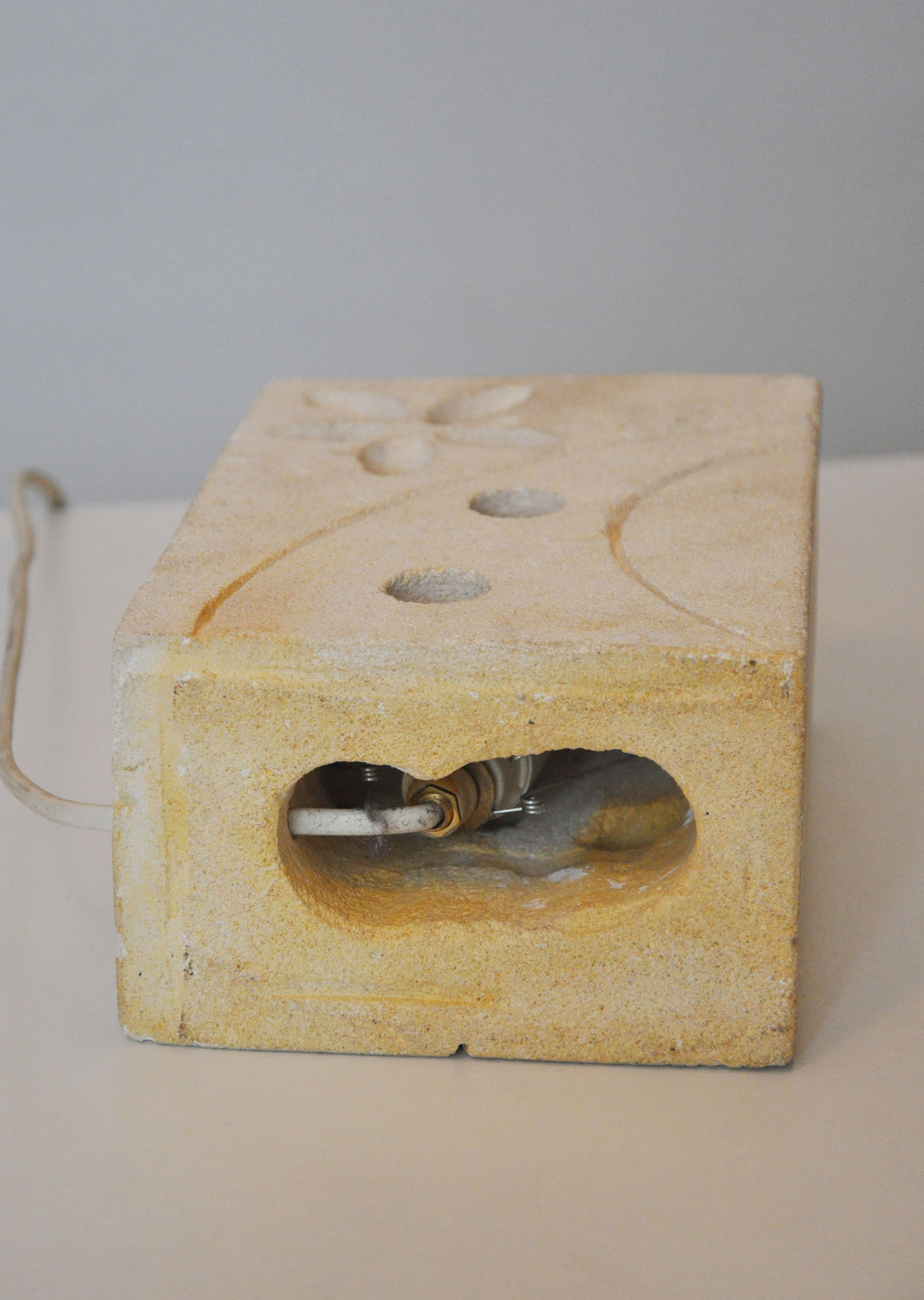 Albert Tormos stone lamp