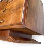 An art deco Italian chest of drawers, Italy 1950s