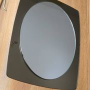 White glass and smoked glass mirror Italy