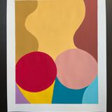 Look me in the eye, Extra fine acrylic on canvas grain paper 290g