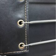 Le Corbusier Vintage Black Leather Armchair Model- LC1 for Cassina, 1970s