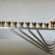 Menorah hanukkah candle holder with 9 candles design Korem 1970