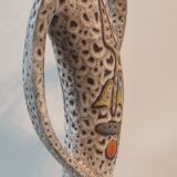 Sculptural ceramic vase (43 cm) marius bessone vallauris (1955-19