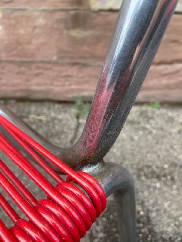 Paire de fauteuils scoubidou