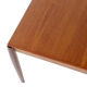 XL extendable rectangular dining table in teak by H.W. Klein for Bramin