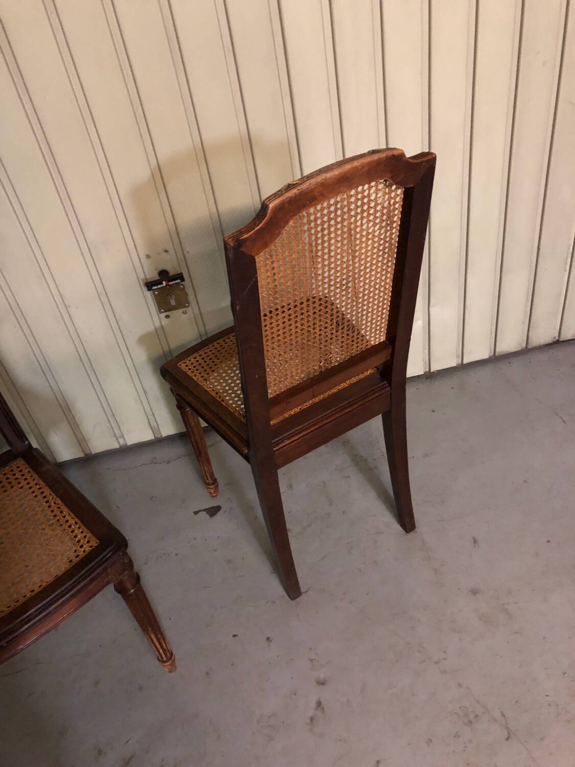 2 canage chairs