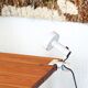 White clip spot lamp, 70s
