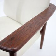 1960s Børge Mogensen Teak Armchair Model 165 Produced by Søborg Møbelfabrik, Denmark