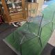 Pair of smoked polycarbonate chairs