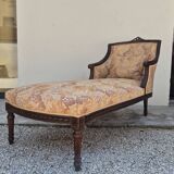 Chaise longue decorated with butterflies in Louis XVI style from the Napoleon III period